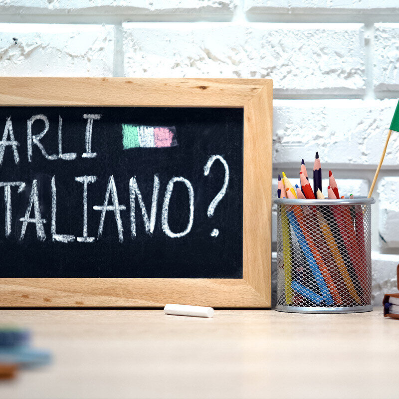 How to learn italian in Italy?