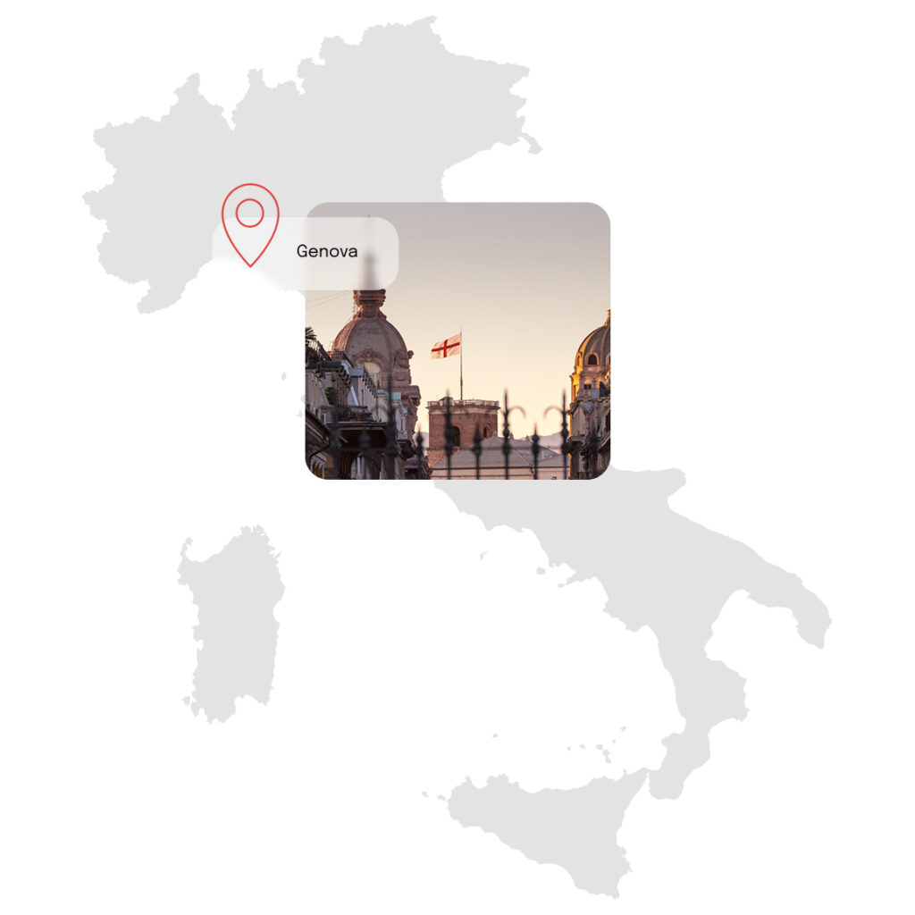 LOCATION MAP GENOVA